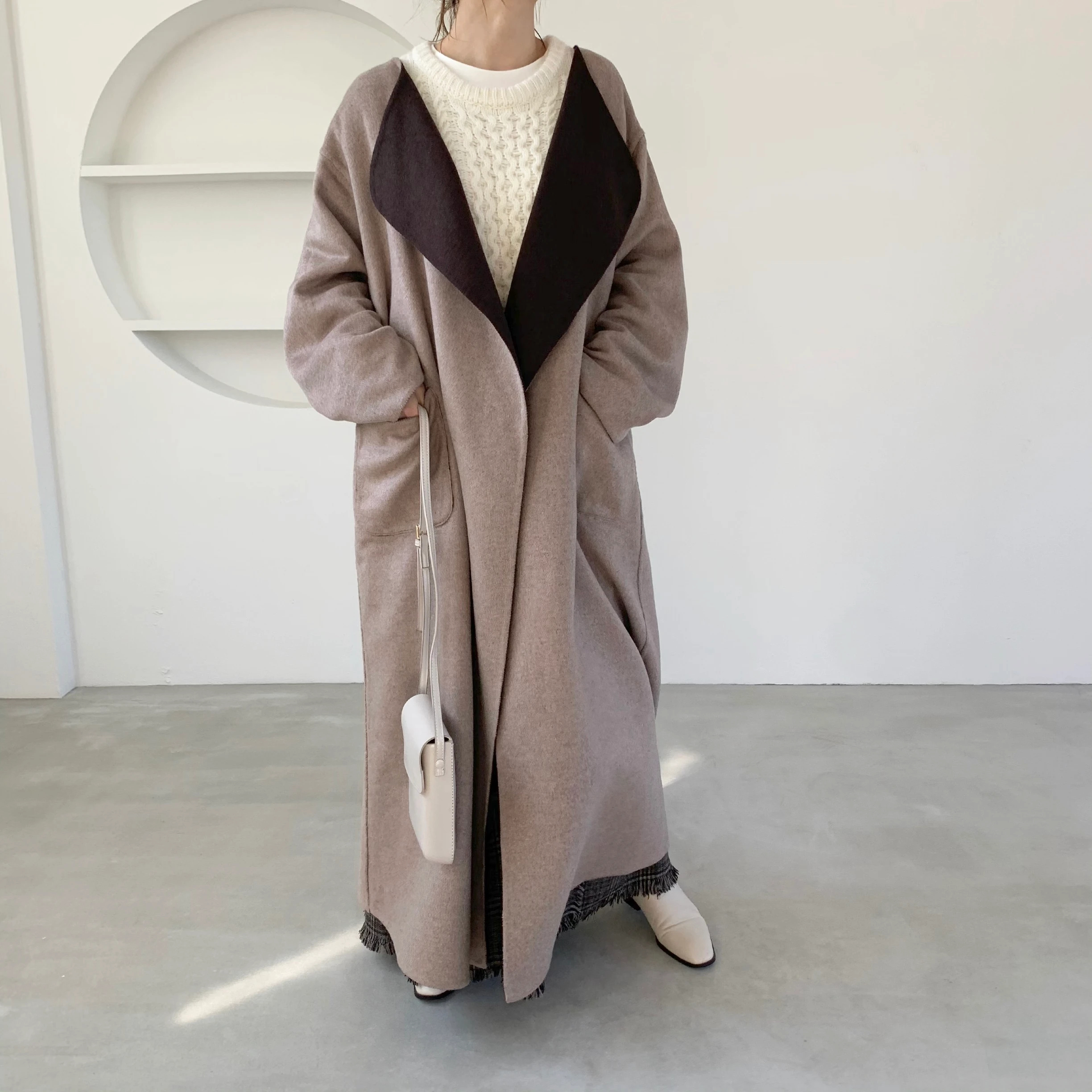 reversible long coat
