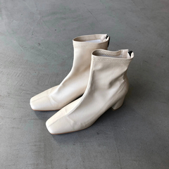 willfully(ウィルフリー) |clouchy leather square toxu boots