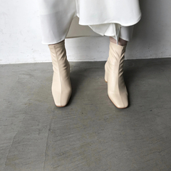 willfully(ウィルフリー) |clouchy leather square toxu boots