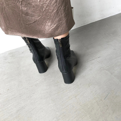 willfully(ウィルフリー) |clouchy leather square toxu boots
