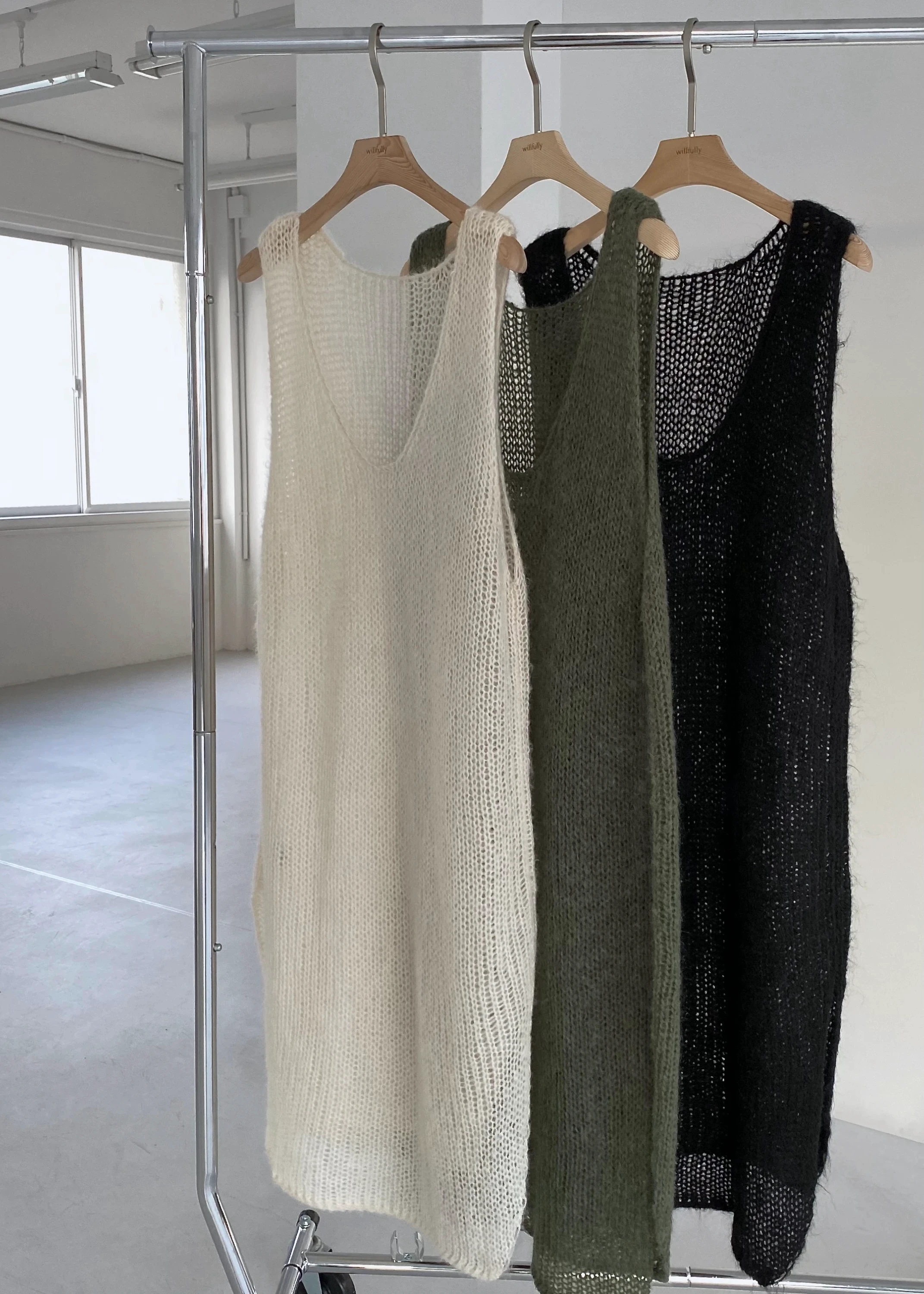 2way Airy Mohair Knit Op Willfully ウィルフリー のonepiece通販 Willfully Online Shop