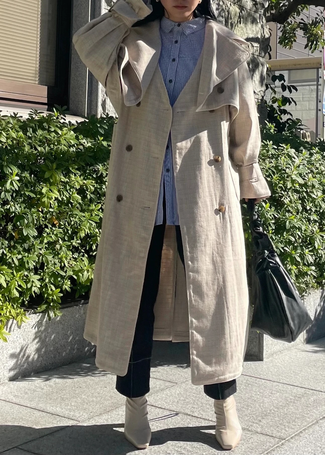 willfully trench long coat トレンチコート-