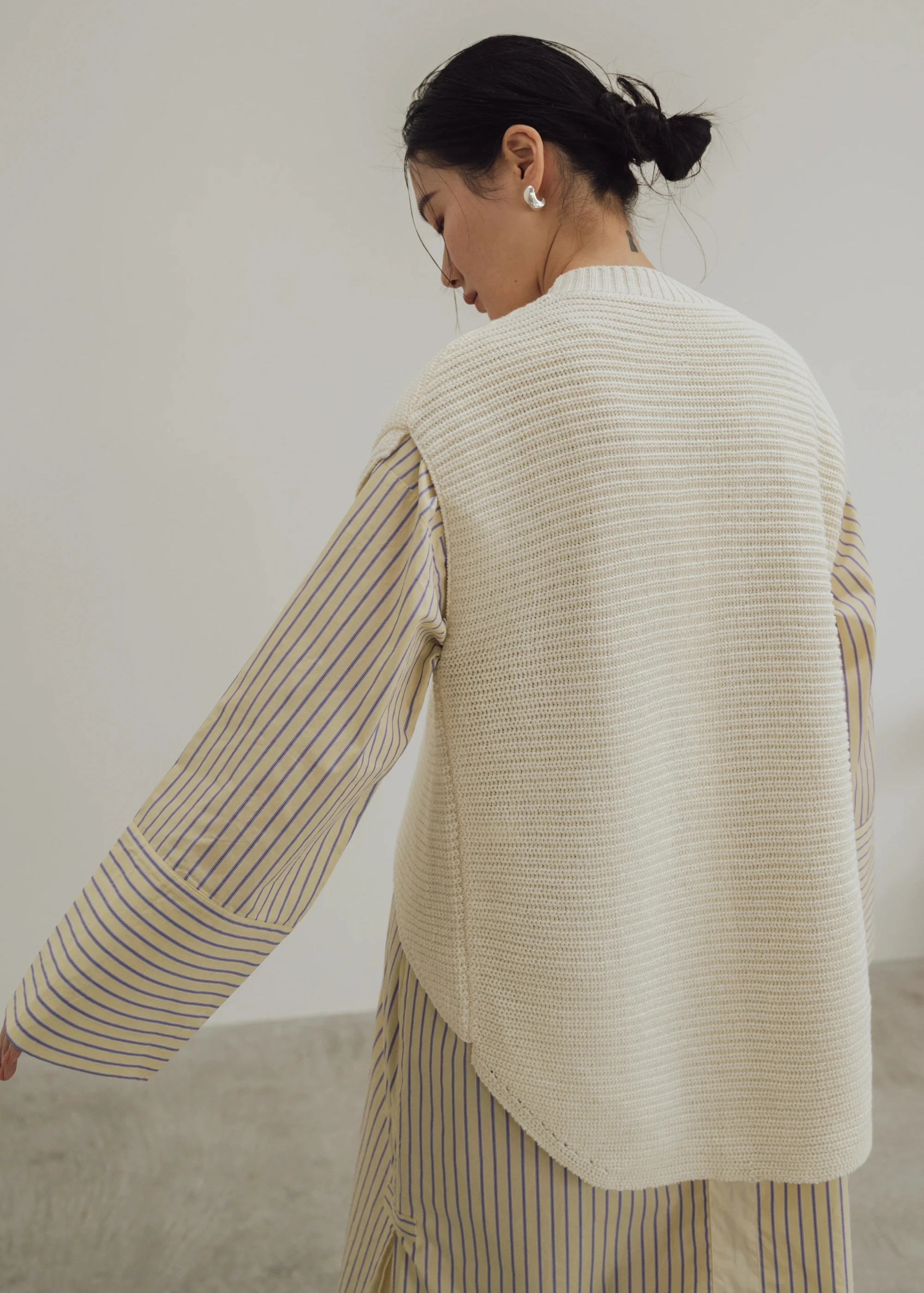 新品 L'Appartement ◆ Asymmetry Knit キャメル