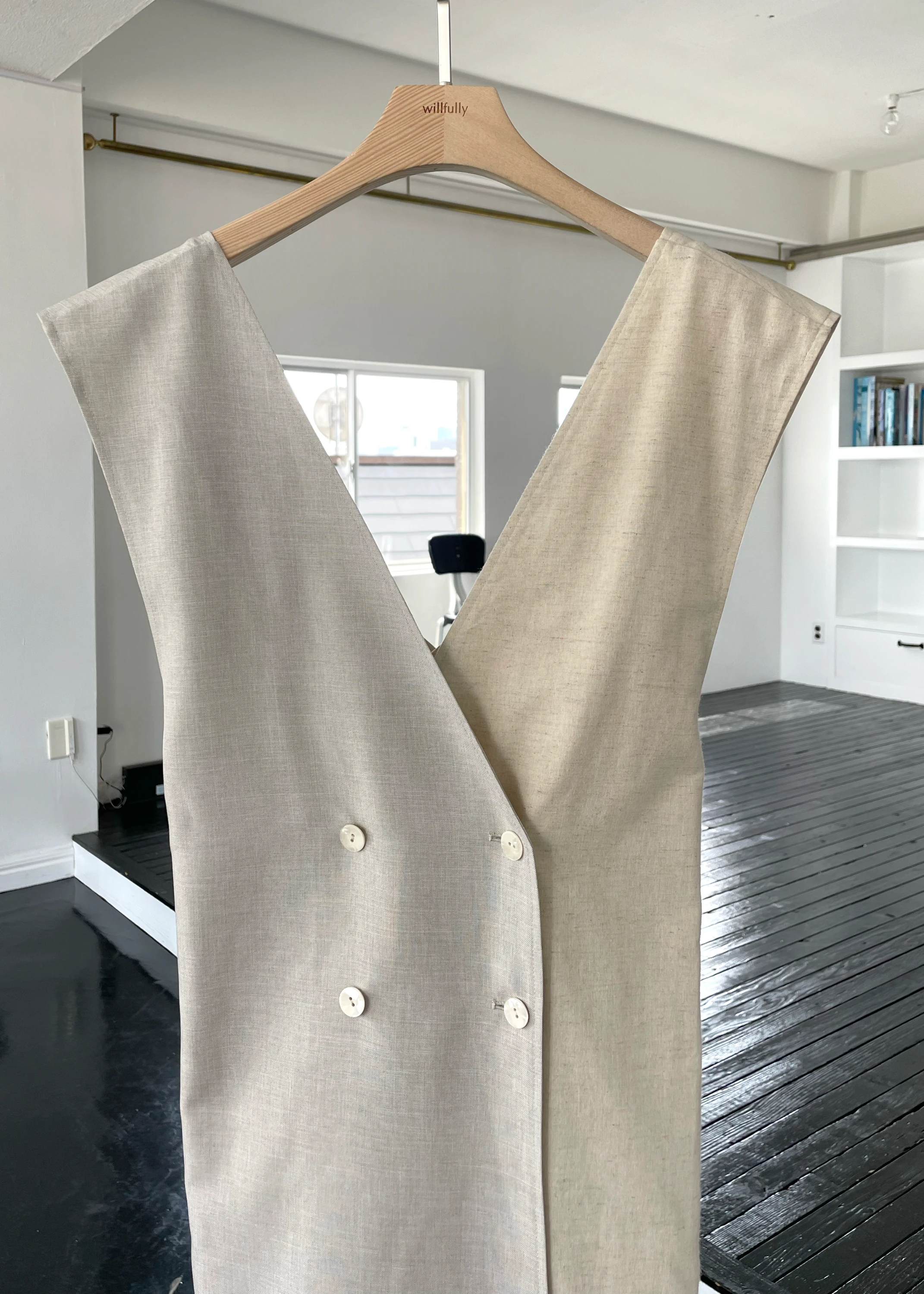 cross combination 3way gilet OP / willfully（ウィルフリー）の 