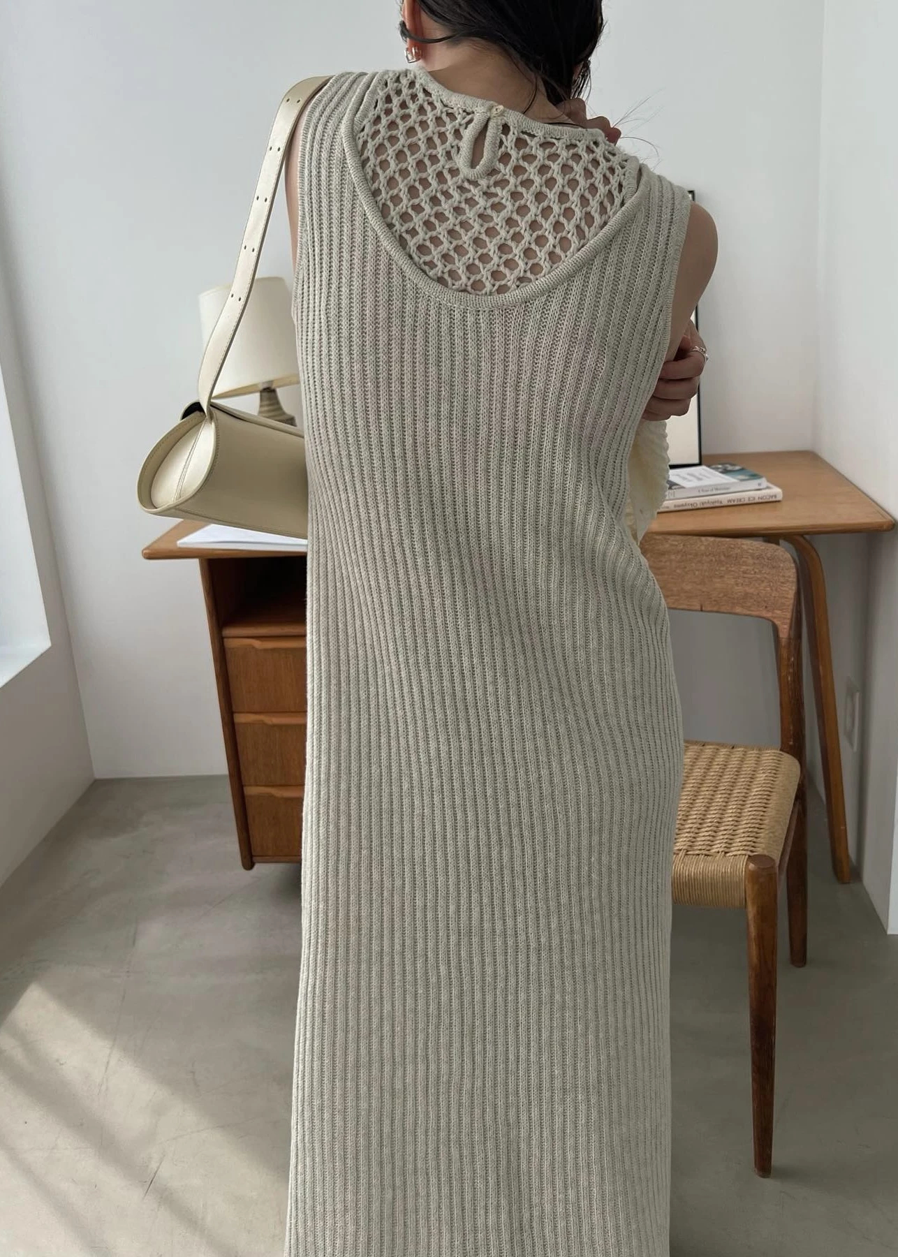 incision mesh 2way knit tank OP / willfully（ウィルフリー）の 