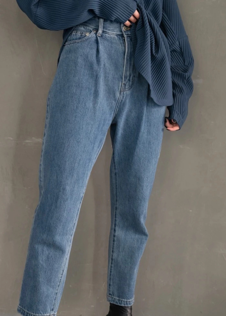 willfully】 front tuck cropped denim-