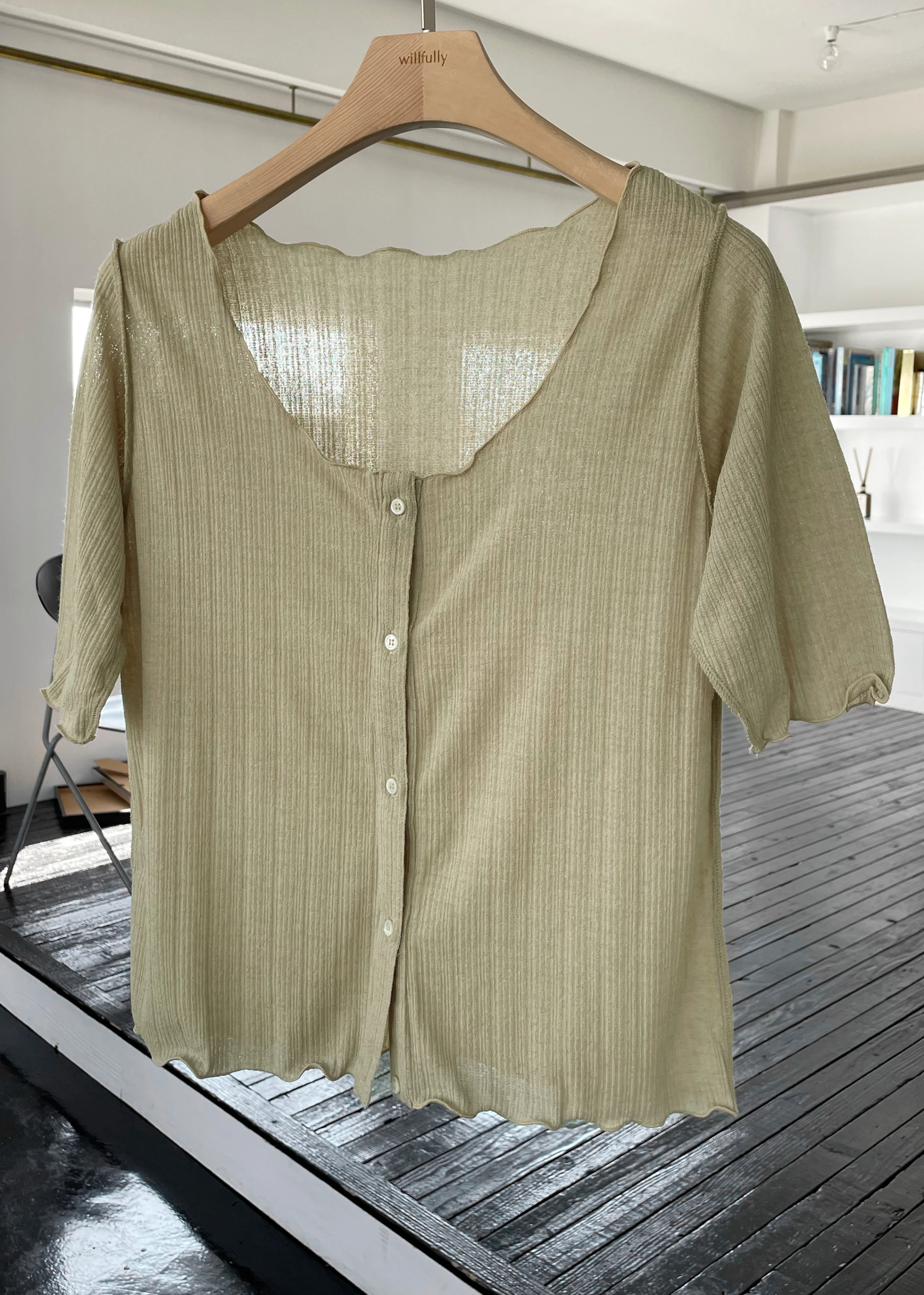 design teleco 3way sheer tops / willfully（ウィルフリー）のcut&sew ...