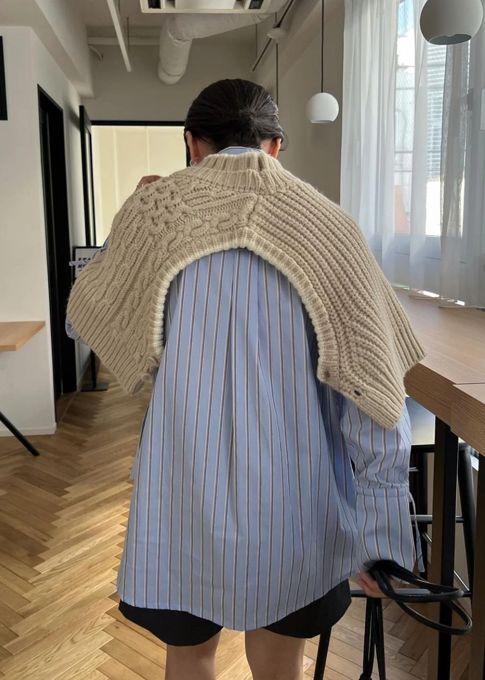 Double Neck Hemming Multi Knit Vest Willfully ウィルフリー のknit通販 Willfully Online Shop