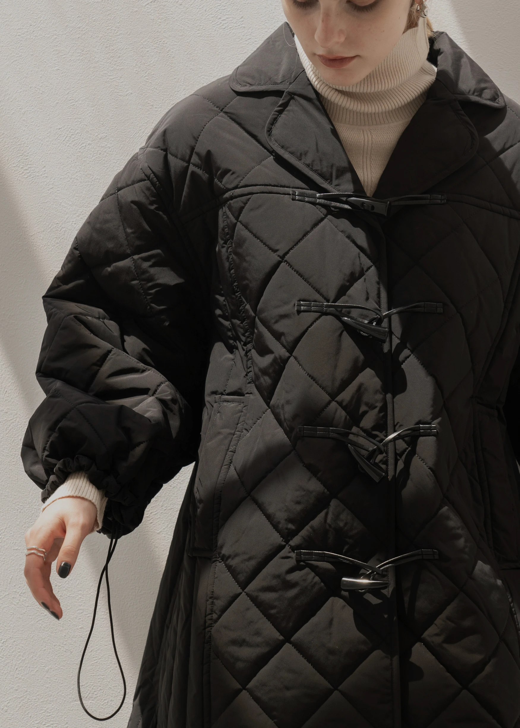 quilting toggle 2pattern midi A/coat / willfully（ウィルフリー）の ...