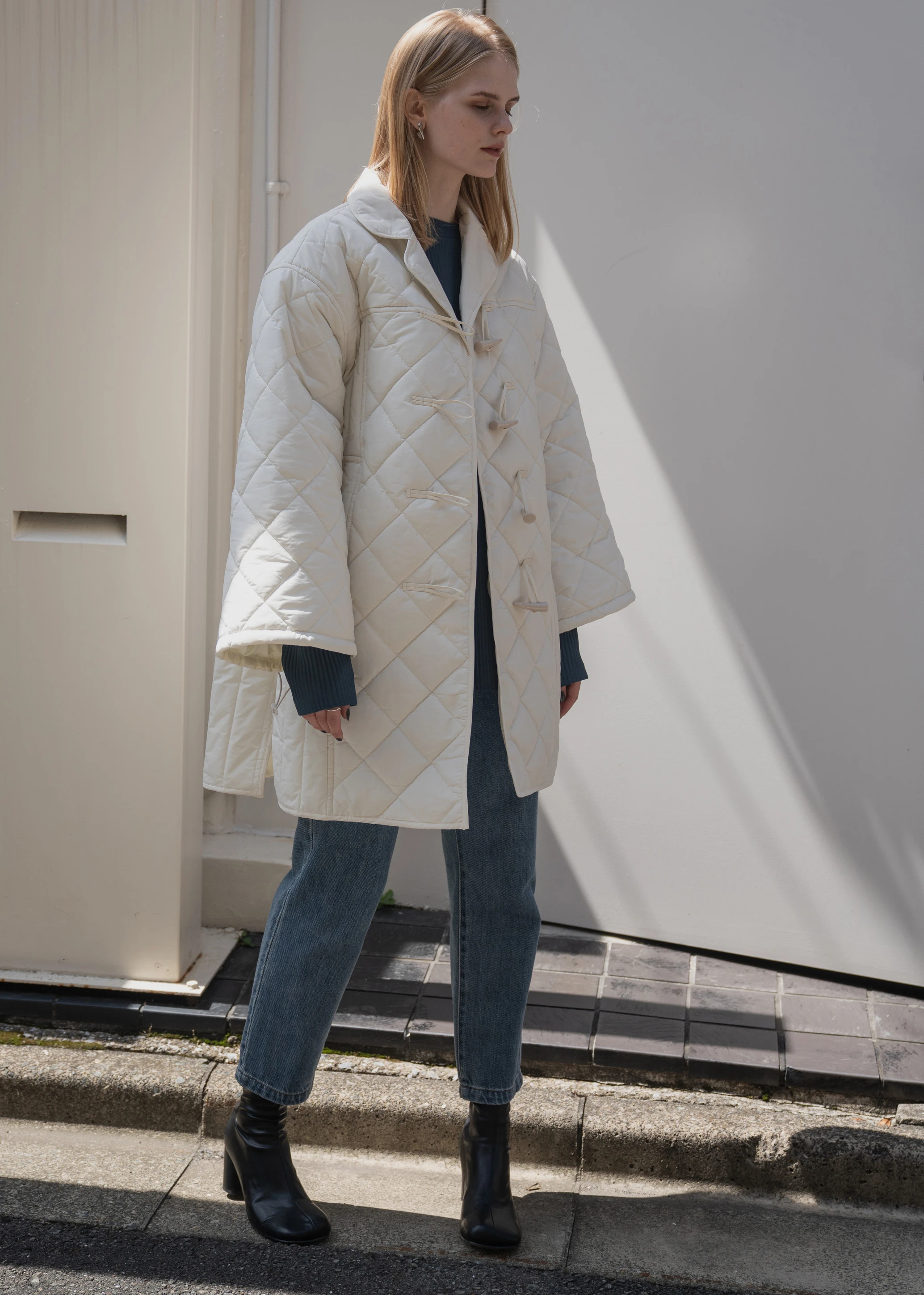 willfully tent toggle jersey midi coat 2022春の新作 51.0%OFF