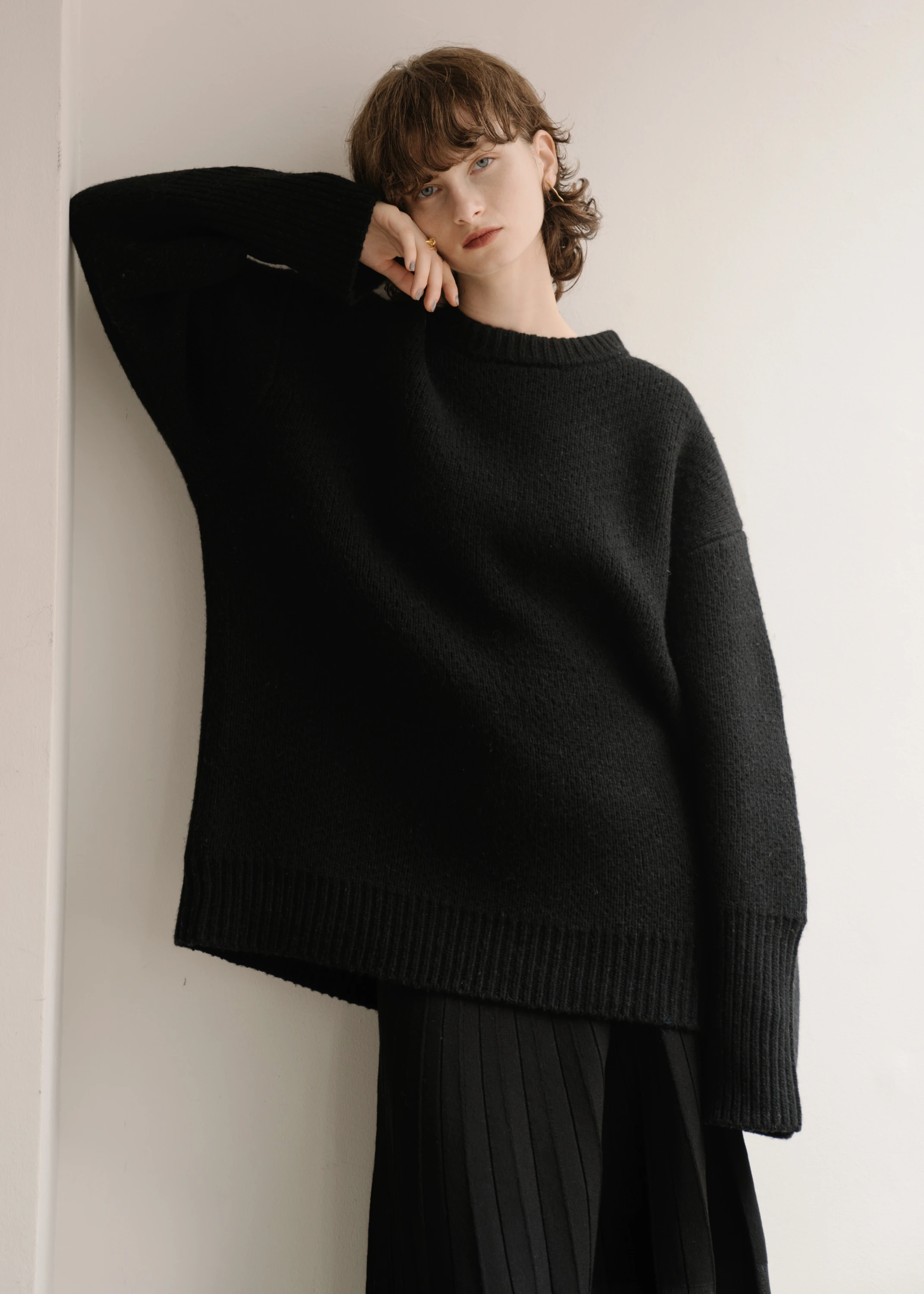 超特価】 new jacquard big silhouette knit comunidadaledar.org