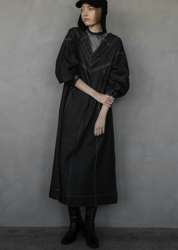 tiered dot stand collar OP / willfully（ウィルフリー）のonepiece通販 | willfully  ONLINE SHOP