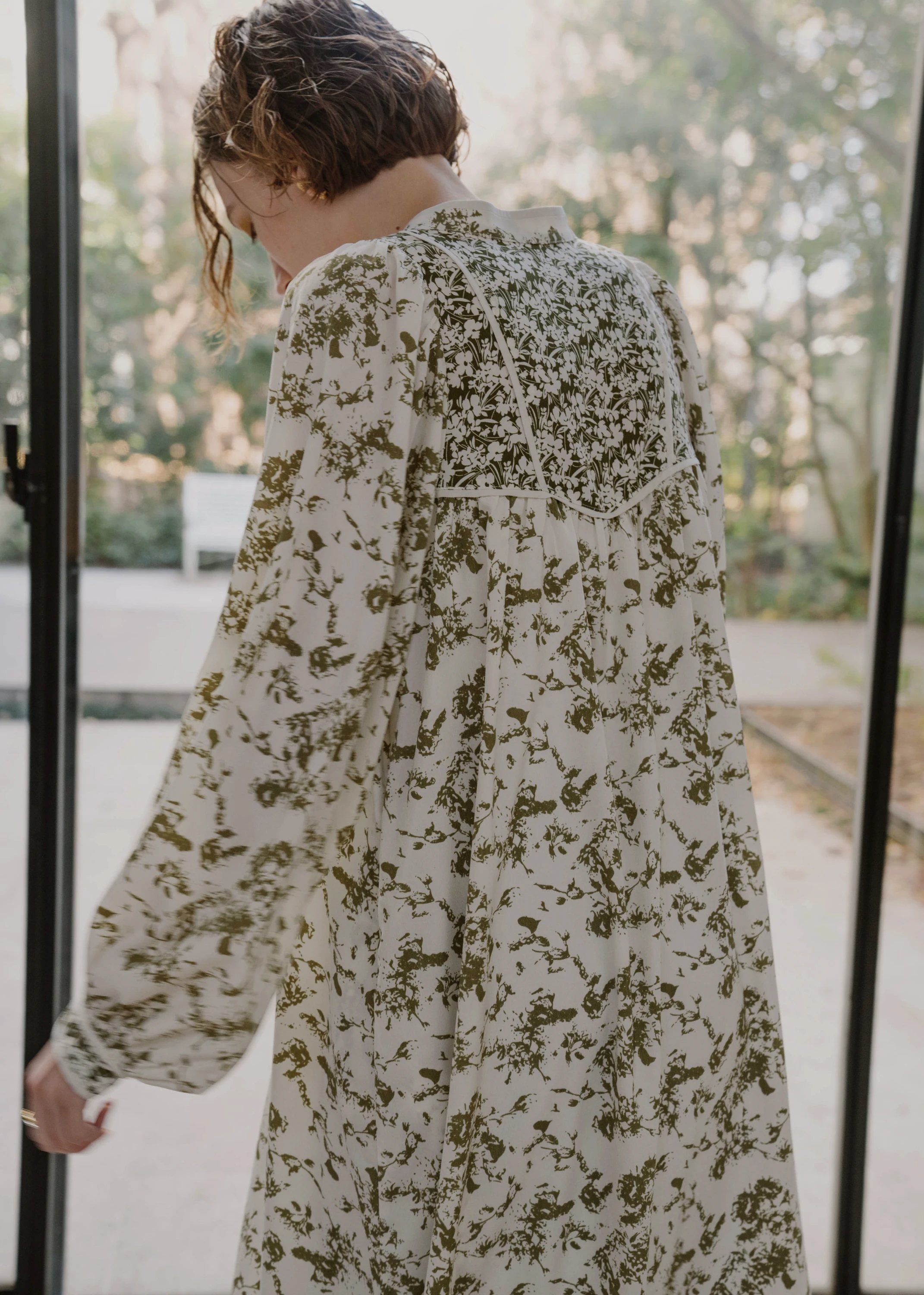 flower patchwork volume sleeve OP