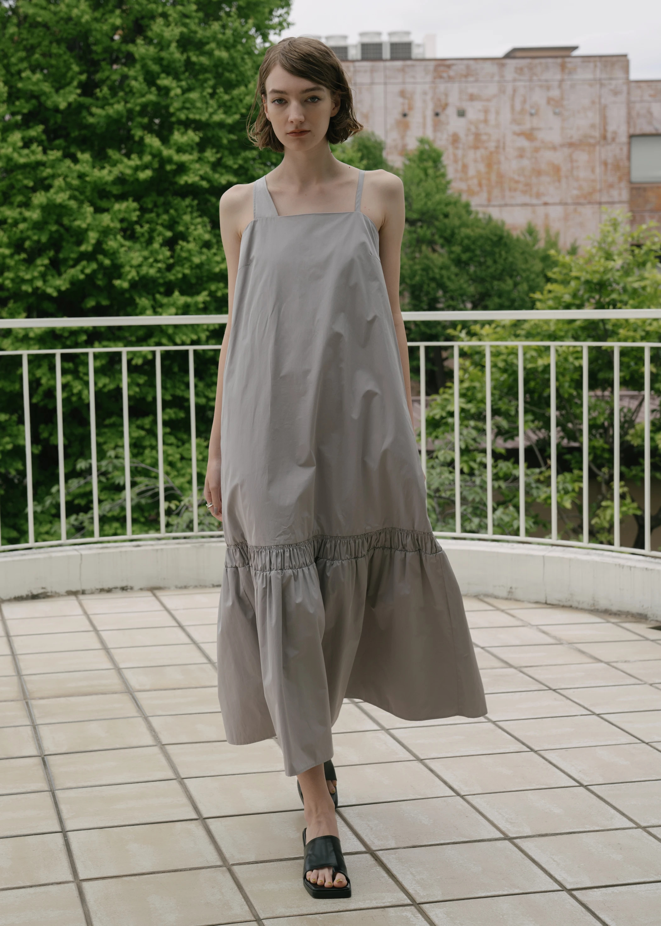 gather multi TOPS × asymmetry camisole mermaid OP SET / willfully ...
