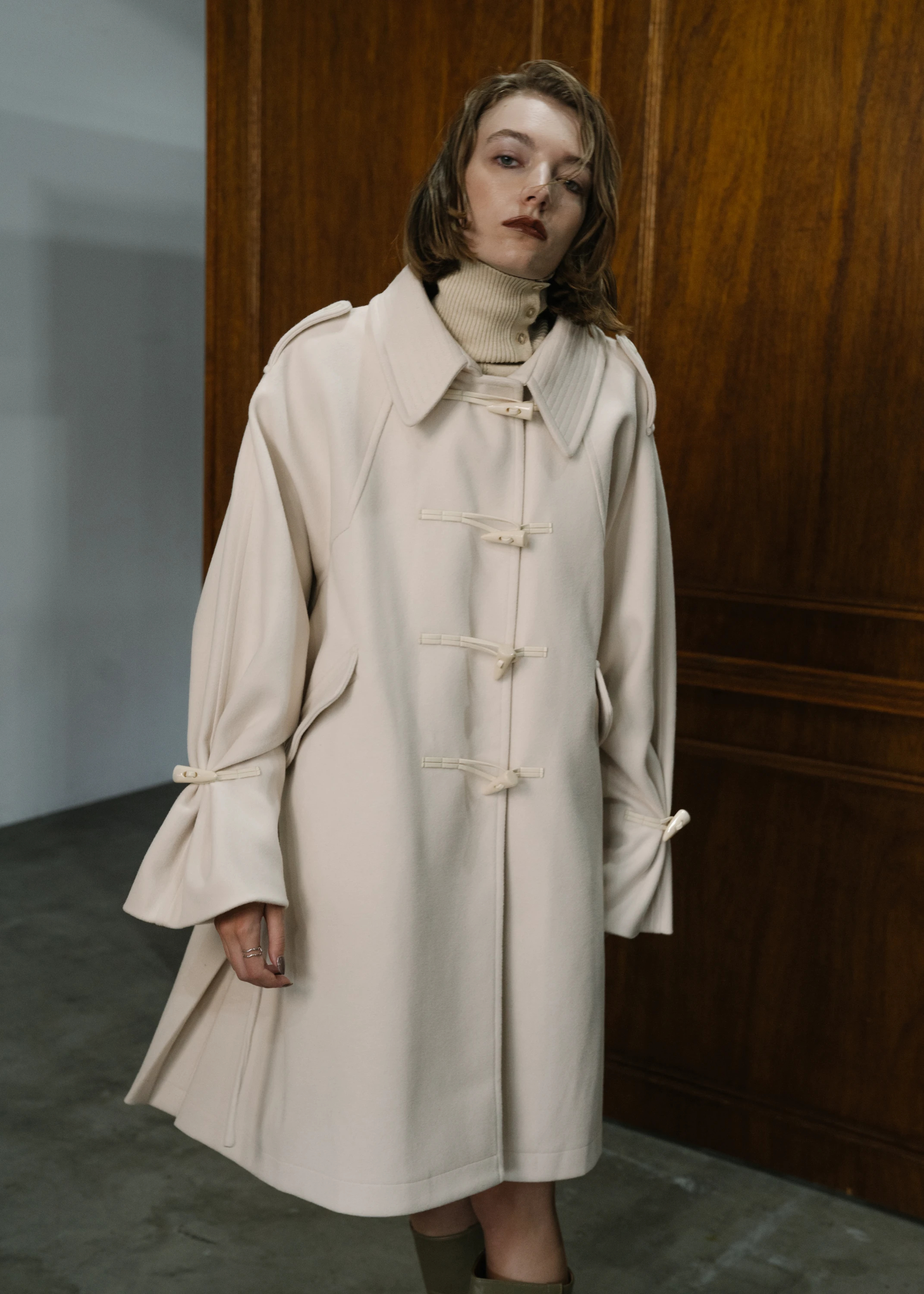 willfully】tent toggle midi coat-