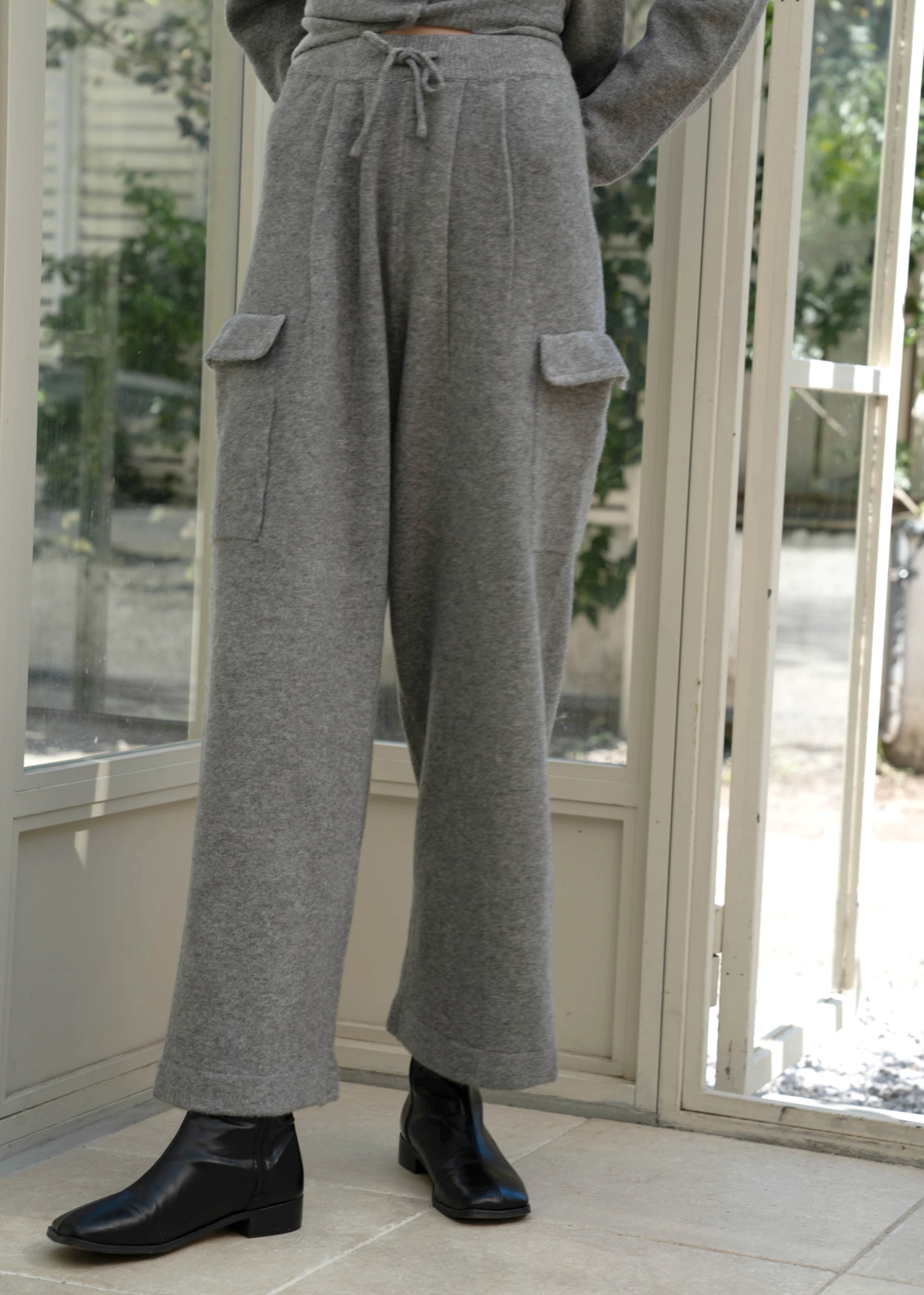 side pocket comfortable knit PT / willfully（ウィルフリー）のpants ...