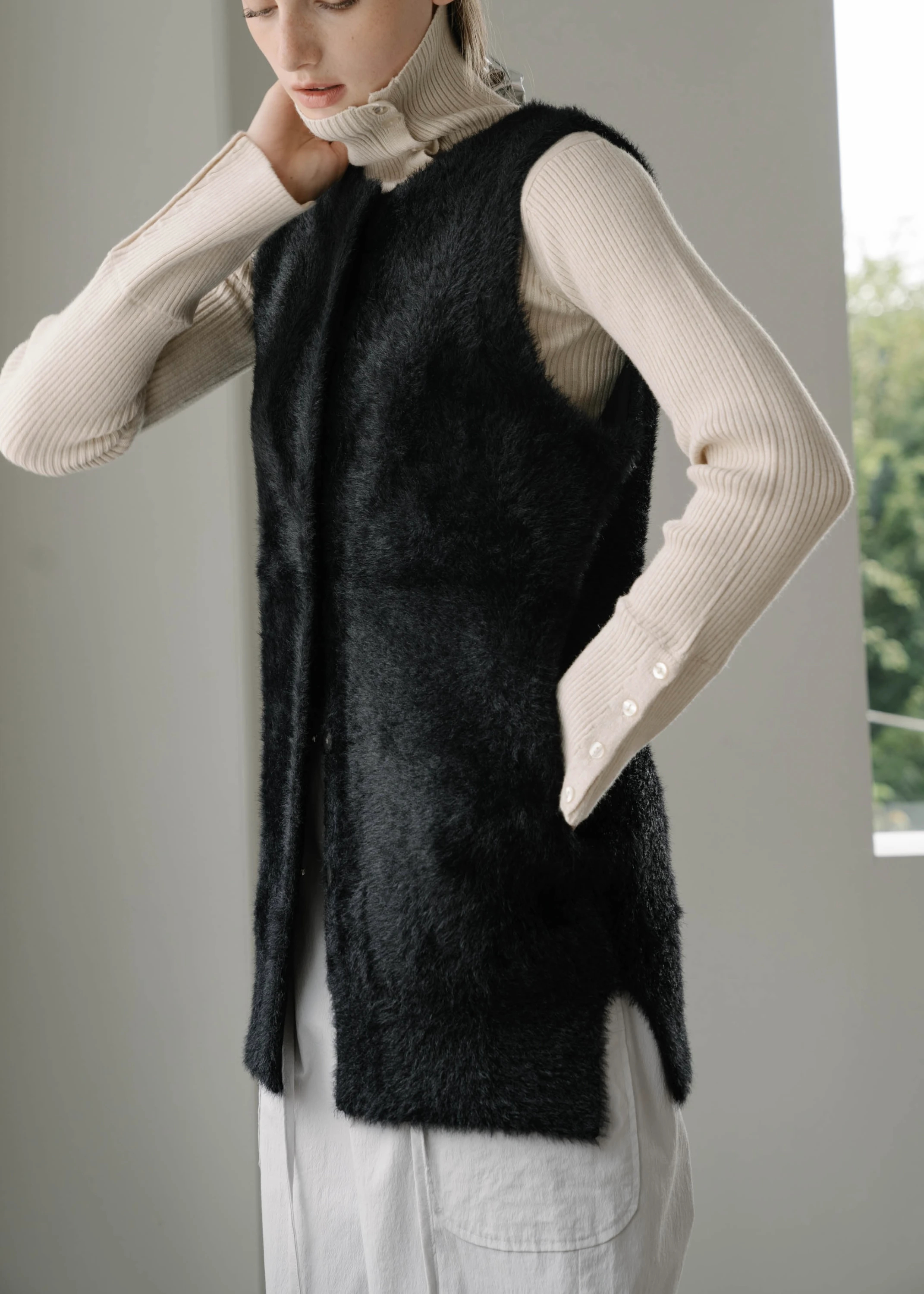 multi way shaggy knit vest / willfully（ウィルフリー）のknit通販
