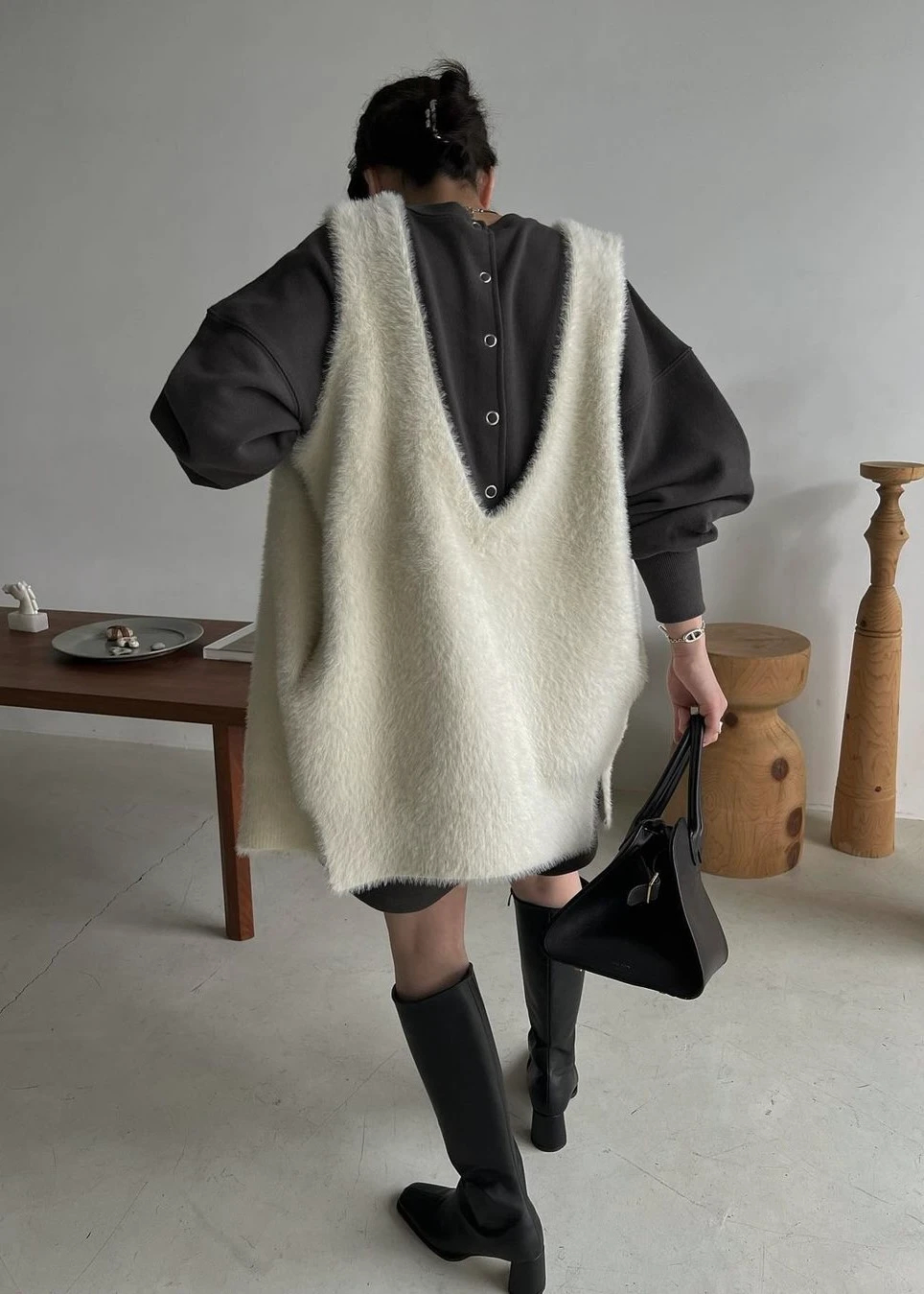 multi way shaggy knit vest / willfully（ウィルフリー）のknit通販