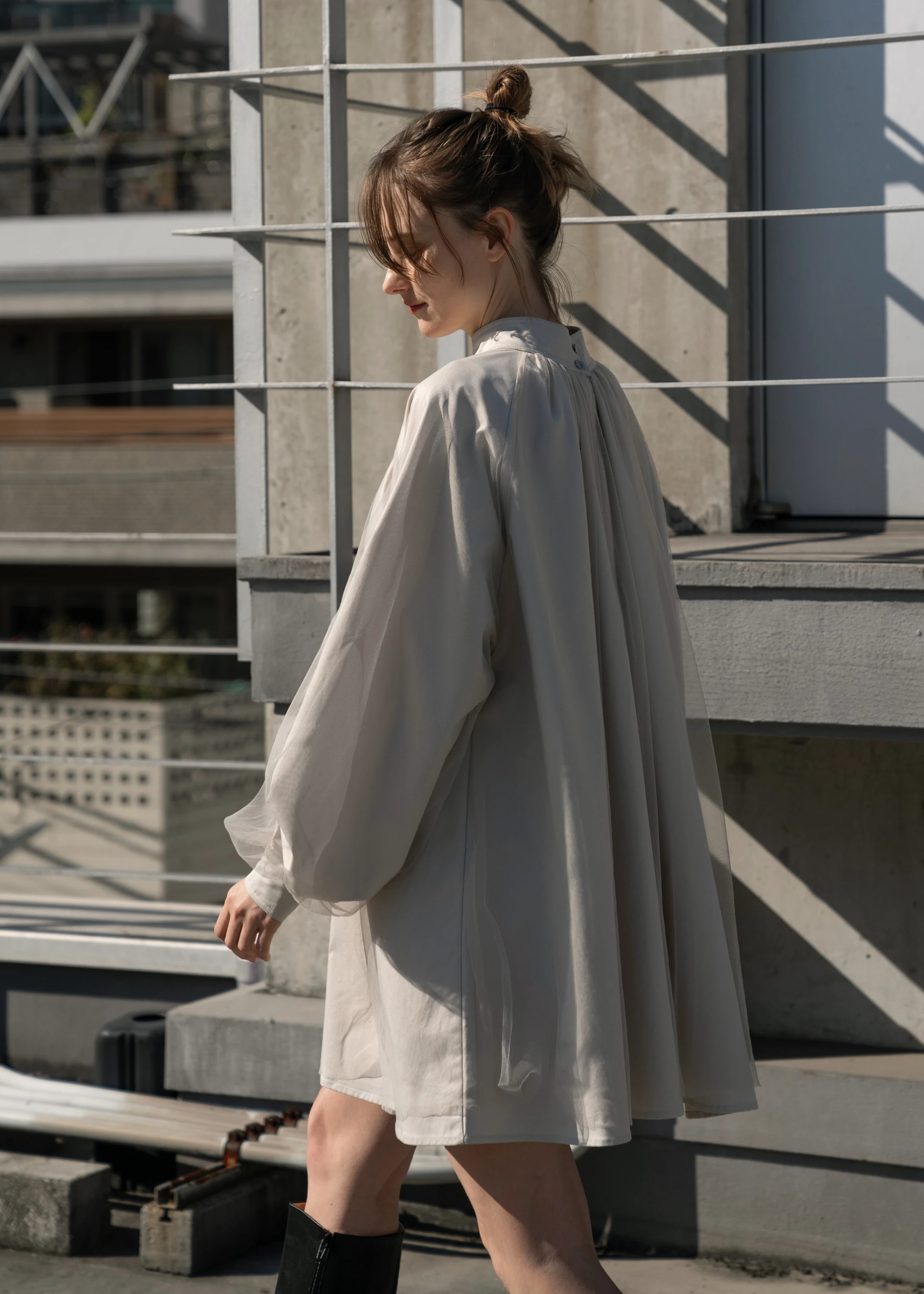 試着のみ oll TENT SMOCK 白-