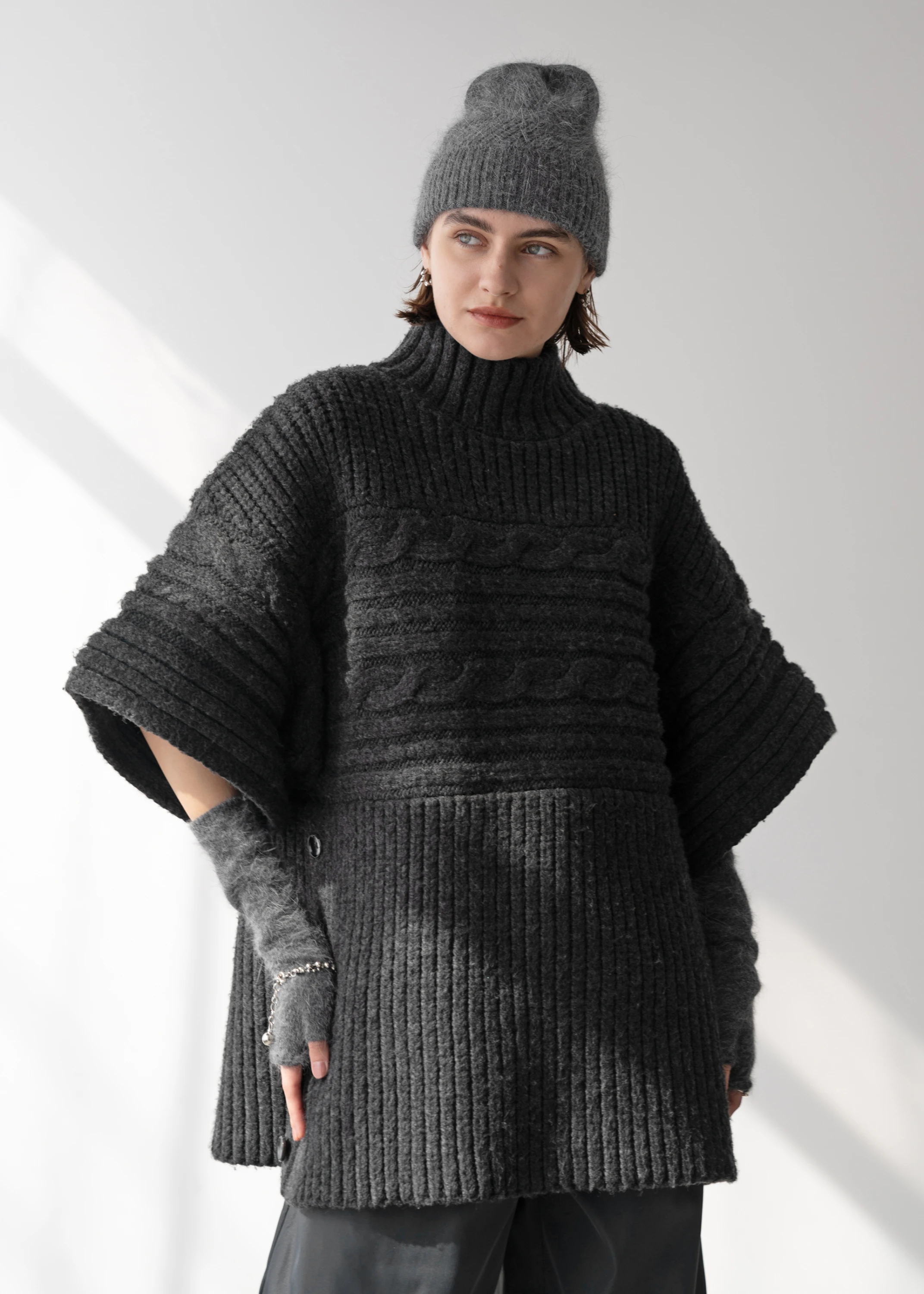 angora arm warmer knit Treat Ürself