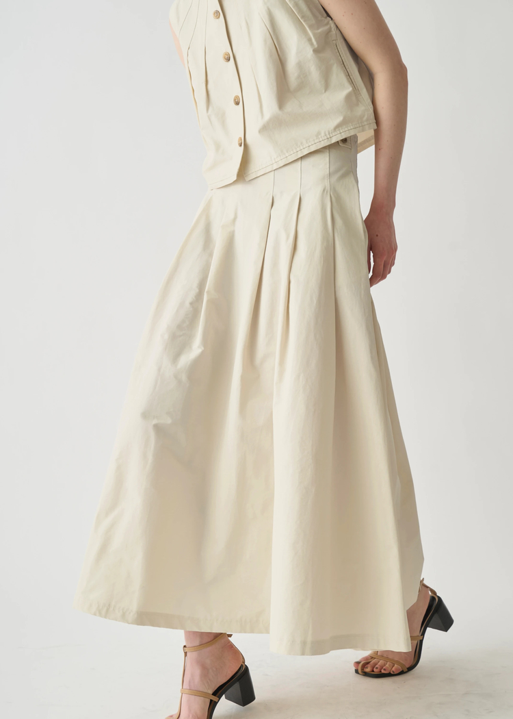 side button radially pleats SK / willfully（ウィルフリー）のskirt  