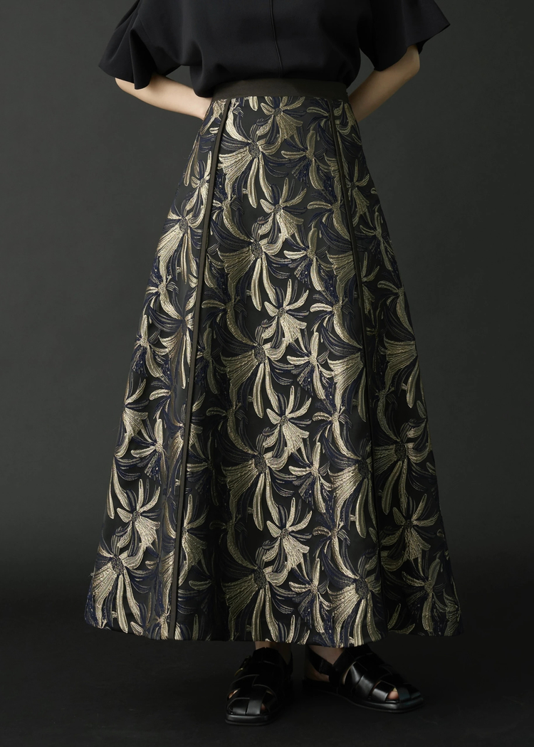 panel jacquard flare SK / willfully（ウィルフリー）のskirt通販  