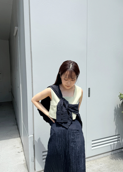 willfully(ウィルフリー) |georgette removal stitch work 2piece OP