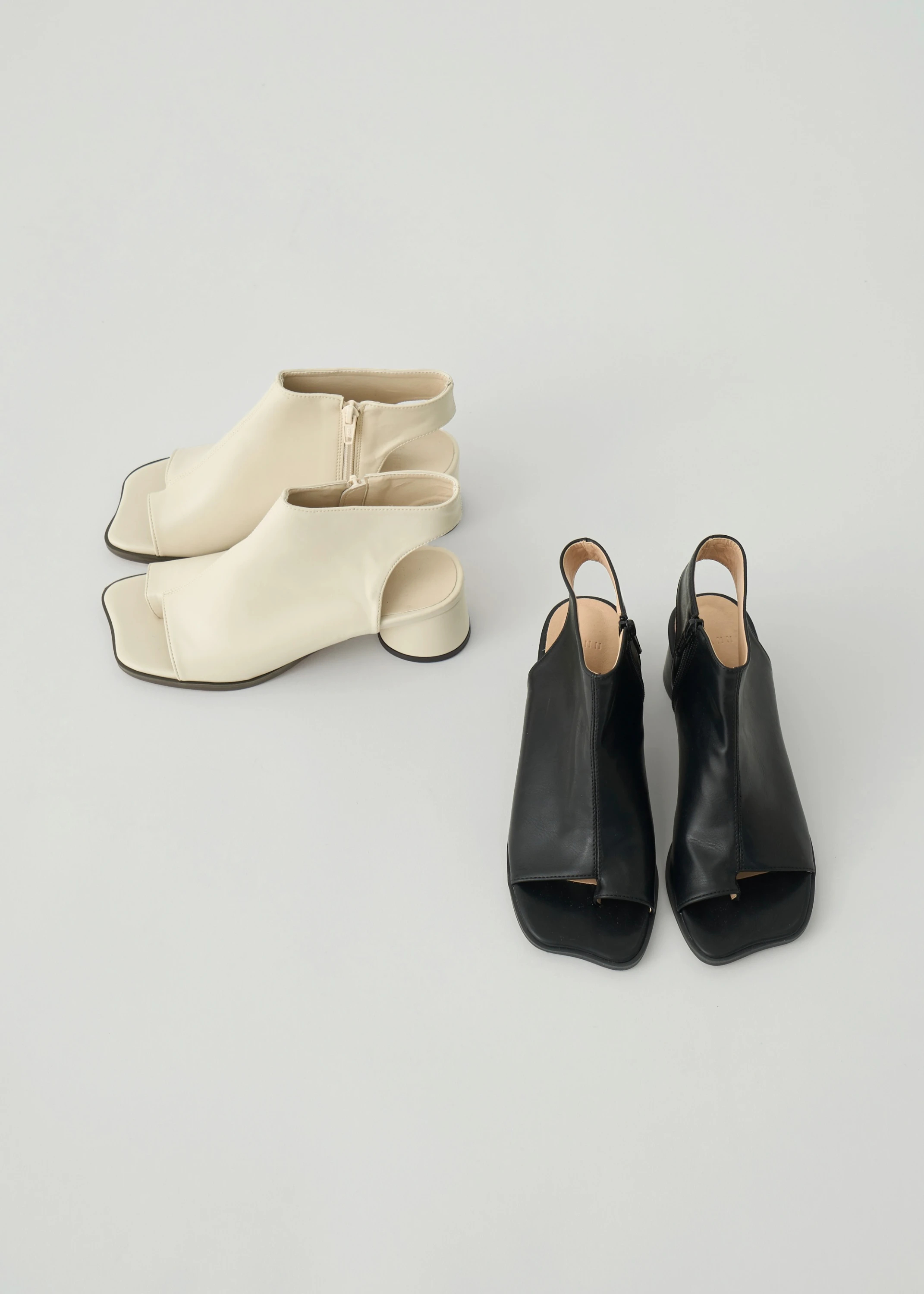 pollex round heel zip sandal / willfully（ウィルフリー）のshoes 