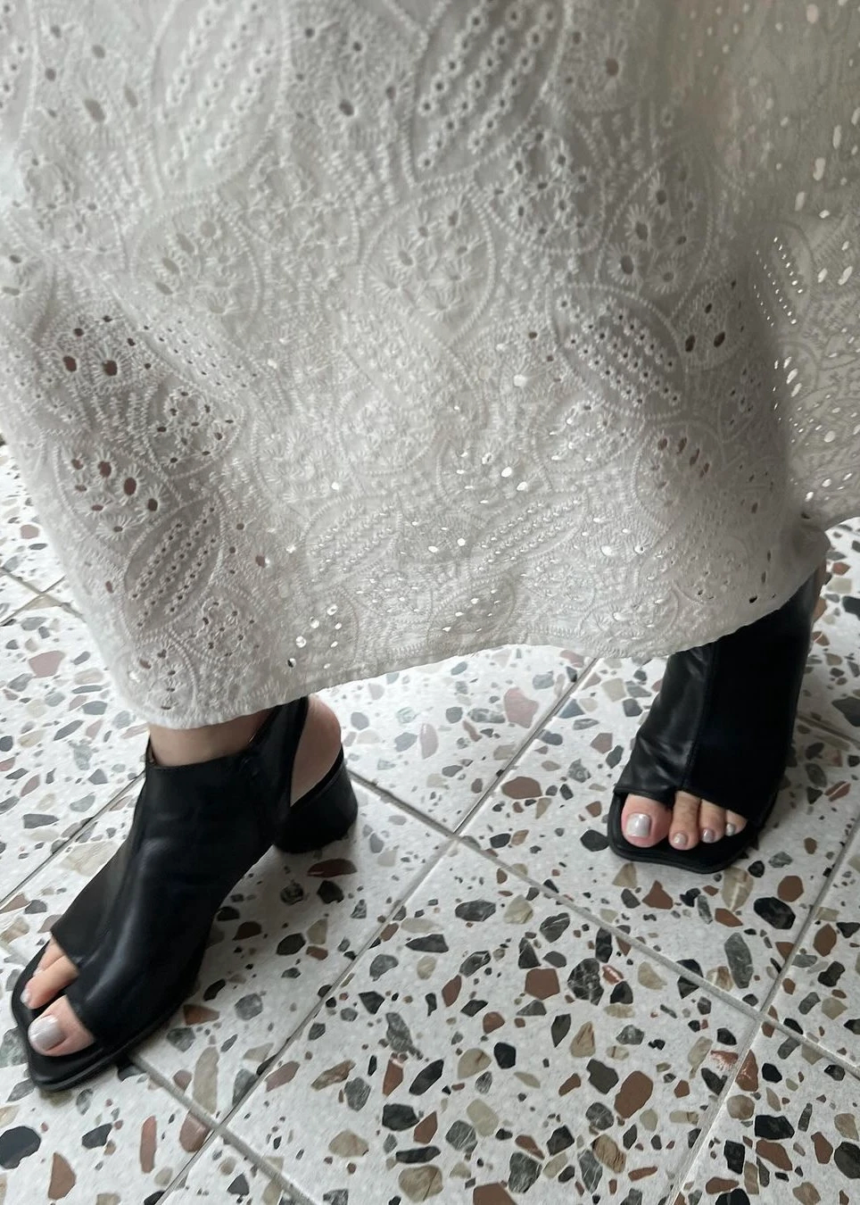 pollex round heel zip sandal / willfully（ウィルフリー）のshoes 