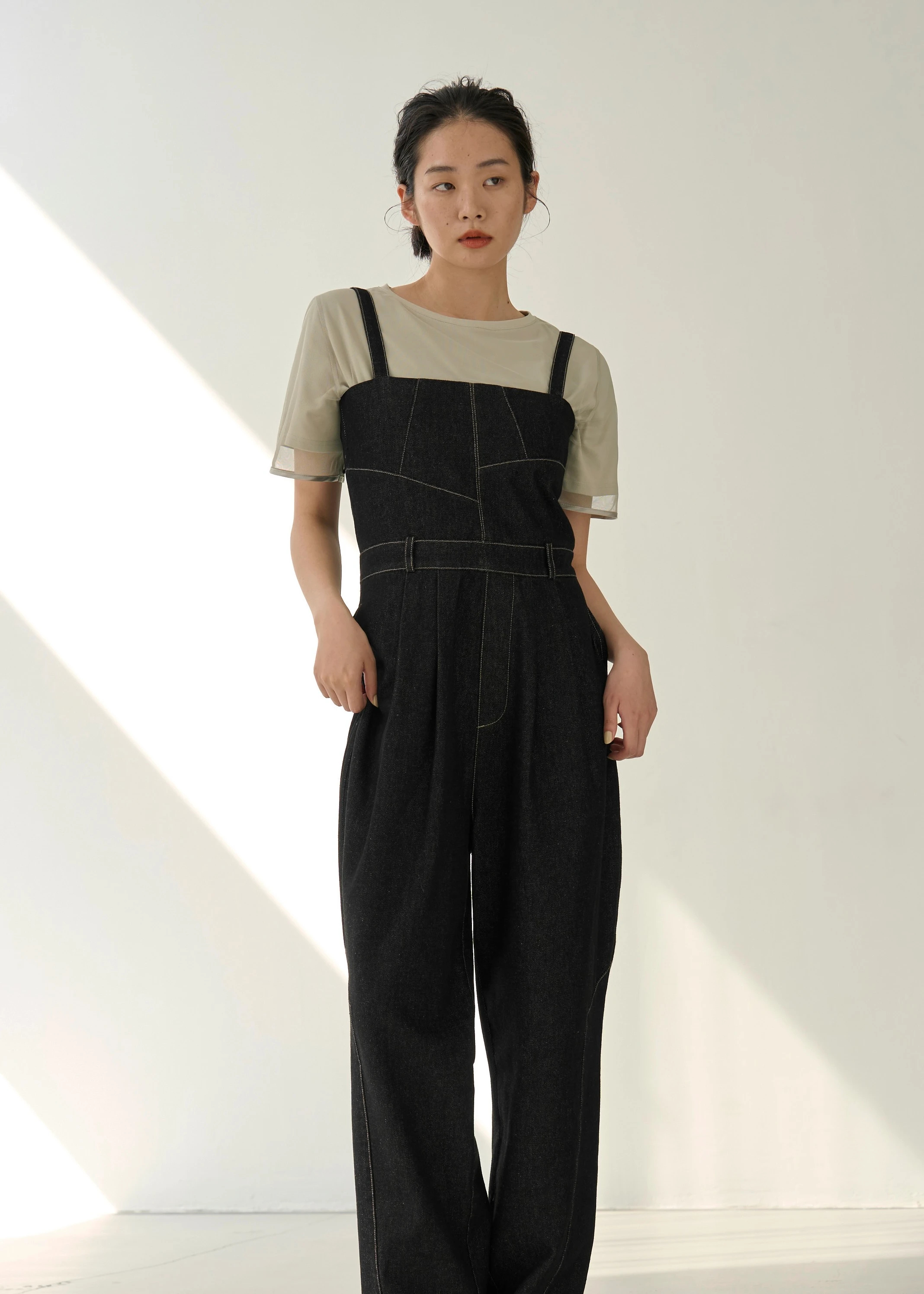 tulle combi piping T-shirt / willfully（ウィルフリー）のcut&sew 